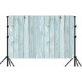 thumbnail image 3 of 7 x 5 ft Rustic Wood Backdrop, Wood Photo Background Blue Wooden Photography Background Decoration, Vintage Backdrops for Photography Birthday Party Baby Shower Party Decor Banner, 3 of 5