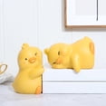 thumbnail image 3 of RUISINERY 2pieces Cartoon Duck Bookends Resin Book End for Shelves Desk Book Organiser Decorative Book Stoppers Tabletop Bookends, 3 of 8