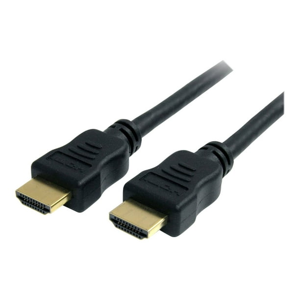 StarTech.com HDMI UHD 4K 30Hz CHDMI 1.4 Vidéo Ethernet Â15ft B15 ft 10,2 1.4 le HDMI Câble HDMI Haute Vitesse 4K Cordon Largeur de Ban Gbit/S, Câble / Affichage M/M, 28AWG, ARC, HDCP CEC - Câble HDMI Noir Durable - Câble HDMI Mâle vers HDMI Mâle - - Noir - pour P/N: ADJPROJCART, Fpcwpt