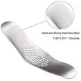 thumbnail image 2 of Fu Store 304 Stainless Steel Garlic Press Mincer Choper Bonus Food Grade Silicone Peeler (Color Random), 2 of 4