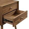 thumbnail image 4 of Modway Ember Wood Nightstand With USB Ports in Walnut Walnut, 4 of 8