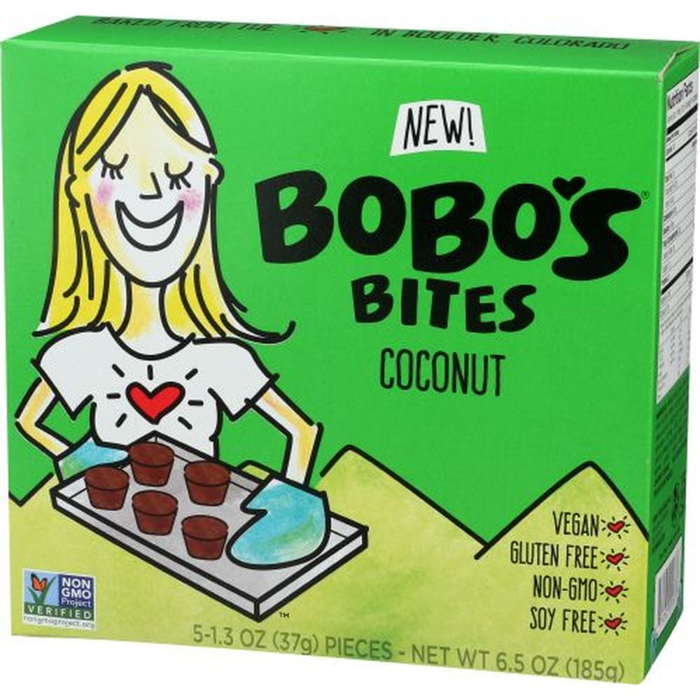 BoBos Oat Bar Coconut Bites, 6.5 Ounce -- 6 per Case.