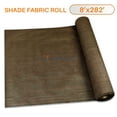 thumbnail image 1 of TANG Sunshades Depot 8'x282' Shade Cloth 180 GSM HDPE Brown Fabric Roll Up to 95% Blockage UV Resistant Mesh Net For Outdoor Backyard Garden Plant Barn Greenhouse, 1 of 5