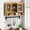Natural, variant on 35.4"Retro 2 Door Sliding Cabinet Three Layers of Storage Space,Suitable for Bathrooms,Kitchens,Dining Rooms