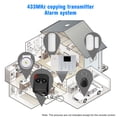 thumbnail image 2 of 433MHz Universal Automatic Cloning Remote Control Copy Duplicator Copying 2 Buttons Touch Switch for Garage Gate Door Remote Control Key Fob, 2 of 7