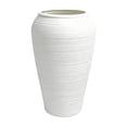 thumbnail image 2 of White Plastic Vase, Modern Decorative Vase for Wedding Centerpieces and Shelf Accents, 2 of 6