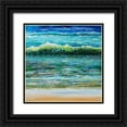 thumbnail image 1 of Francis, Sandra 12x12 Black Ornate Wood Framed with Double Matting Museum Art Print Titled - A Wave, 1 of 4