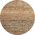 thumbnail image 1 of Ahgly Company Indoor Round Abstract Yellow Oriental Area Rugs, 7' Round, 1 of 6