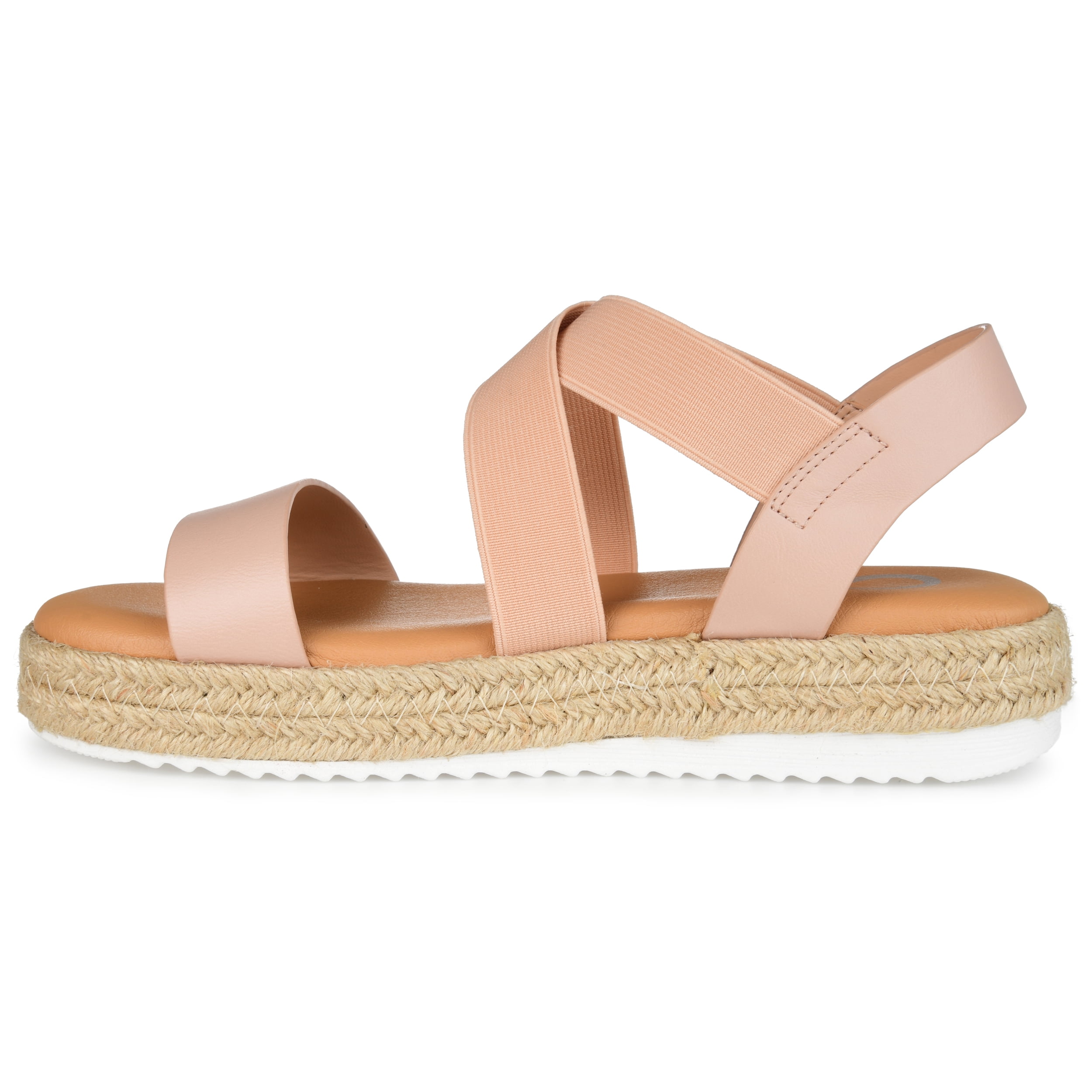 Journee Womens Caroline Strappy Espadrille Sandals