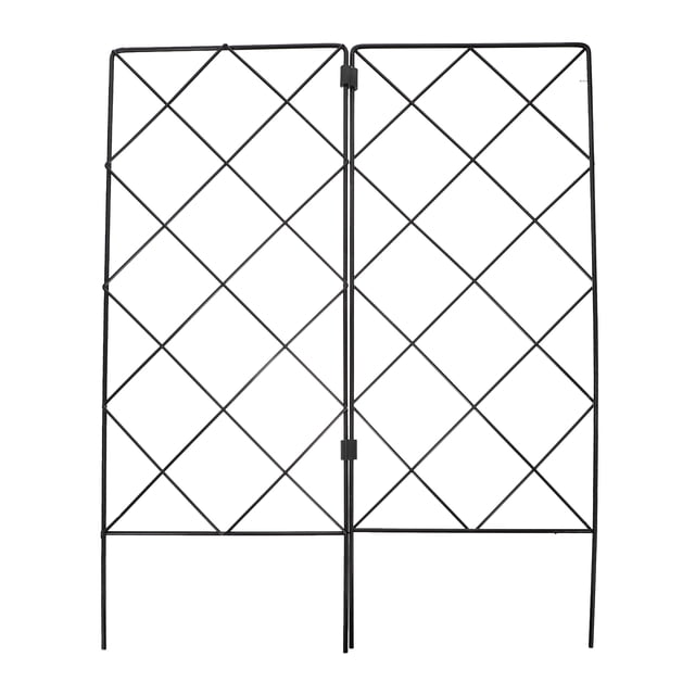 KAKOWELY Multi-Functional Iron Plant Support Stand 21.06"X15.94"X0.12" Vine Holder