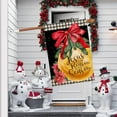 thumbnail image 2 of SM-XLHN Christmas Garden Flag Burlap Double Sided, Christmas Jesus is the Reason for the Season Nativity Jingling Bell Red Flag Winter Holiday Xmas Yard Outdoor Decoration 12.5x18 Inch, 2 of 6