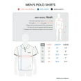 thumbnail image 7 of Hat and Beyond Men's Premium Short Sleeve Printed Polo Shirt with Lightweight Slim Classic Fit, 7 of 7