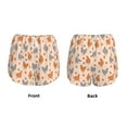 thumbnail image 5 of Picia Funny Chicken Pattern Women's 2 in 1 Athletic Running Shorts High Waisted Workout Casual Gym Sweat Shorts with Comfy Liner Zipper Pockets-Small, 5 of 9