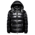 thumbnail image 1 of Mens Hooded Shiny Down Jacket Winter Coats Sl, 1 of 5