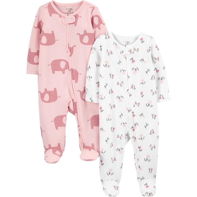 Las niñas duermen y juegan a Simple Joys de Carter 3-6M