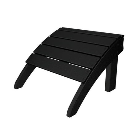 POLYWOOD® Seashell Recycled Plastic Adirondack Ottoman