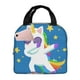 thumbnail image 1 of Balery Cool Unicorn Star Golden Bolsa de Almuerzo Aislada – Caja de Almuerzo con Papel de Aluminio Grueso, Mantiene la Comida Fresca por 4 Horas, 1 of 8
