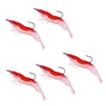 thumbnail image 1 of 5 uds. Señuelos de pesca de simulación de , aparejos de pesca, señuelos, langostas Minnow rojo Zulema Camarones de pesca, 1 of 6