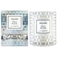 thumbnail image 2 of VOLUSPA MILK ROSE CLOCHE CANDLE 8.5 OZ, 2 of 3