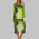 thumbnail image 1 of Puntoco Conjunto de pijama cómodo de dos piezas con cuello redondo y manga larga para mujer, conjunto deportivo, 2 piezas Puntoco Puntoco-3608, 1 of 5