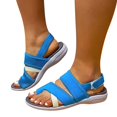 thumbnail image 4 of Vedolay Women Sandals Wedge Women's Dressy Summer Elastic Ankle Strap Comfortable Walking Shoes,Multicolor 9, 4 of 5