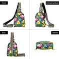 thumbnail image 7 of FORMRS Womens Crossbody Sling Bag Travel Daypack Shoulder Chest Backpack, Flamingo Floral Pattern, 7 of 7