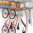thumbnail image 2 of JJEAN-Bike Hanger Hooks Garage Rack: Bike Hooks for Garage, Heavy Duty Bike Hanging Hooks, Hooks for Hanging Bike, Overhead Rack Hooks, Silver, 2 of 4