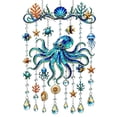 thumbnail image 2 of Wind Chime,Dolphin Pattern Acrylic Hanging Suncatcher 45 Inches Long,Nautical Wall Ornament for Balcony Courtyard Window Decor, 2 of 9