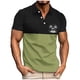 thumbnail image 1 of Camisas para Hombre Casual Negocios de Manga Corta Impreso Atlético con Solapa para el Trabajo Y Deportes Al Aire Libre, 1 of 8