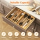 thumbnail image 4 of Organizador de cajones para utensilios Lifewit Expendable Bamboo, 4 compartimentos, 4 of 9