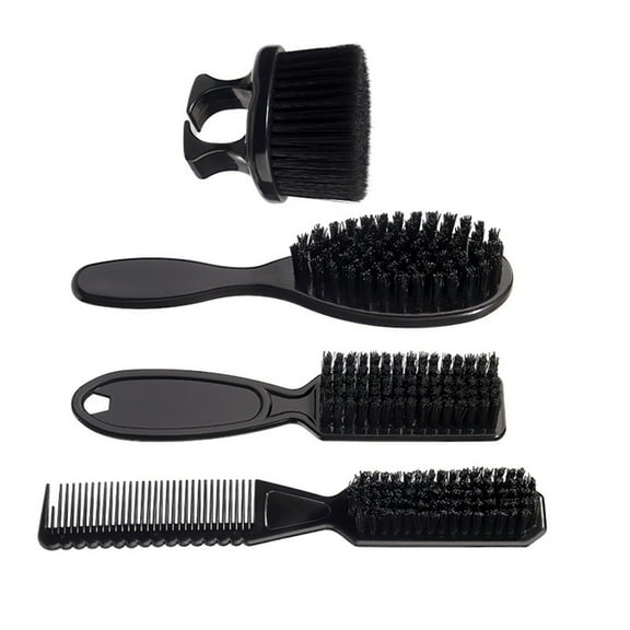 4 Pieces Ergonomic Hairbrush Set Hair Comb Grooming For Men's Precise Styling