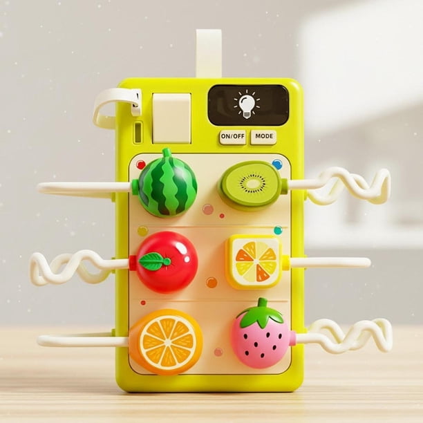 Juguete interactivo encaje formas para niños pequeños. Superficie lisa, portátil, para desarrollar la coordinación mano-ojo. Bordes redondeados. Estilo D
