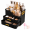 Black, variant on Countertop Makeup Organizer with Drawers, 3 Tier Cosmetic Storage Box with Beauty Accessories Set, Vanity Bathroom Counter Dresser Skincare Display Case for Lipsticks, Beauty Palettes, White