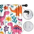 thumbnail image 4 of Blackout Kids Curtains,Cute Dinosaur Pattern Childrens Insulated Curtains Set Of 2,Bedroom Essentials,Toddler Room Decor 52x63in(132x160cm), 4 of 4