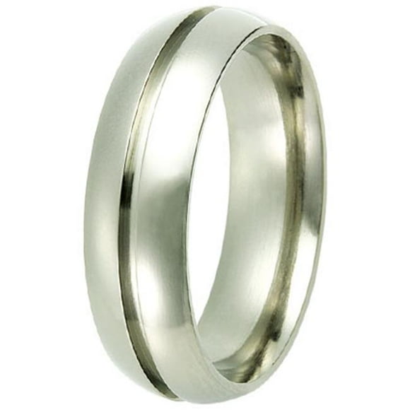 Rising Time TR-3038-sz-10 Titanium Band Ring Size - 10