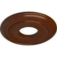 thumbnail image 3 of Ekena Millwork 12 3/8"OD x 4"ID x 1 1/8"P Classic Ceiling Medallion (Fits Canopies up to 7 1/4"), Hand-Painted Burnished Mahogany Crackle, 3 of 6