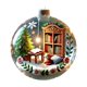 thumbnail image 1 of Colgante de Acrílico para Árbol de Navidad de 8 Cm | Adorno Navideño Duradero con Anilla para Colgar | Decoración Acrílica Transparente y Plana para Árbol de Navidad | Decoración Festiva Versátil par, 1 of 1