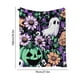 thumbnail image 3 of Manta de franela | Chal con estampado de fantasmas de Halloween | Manta ligera de poliéster para todas las estaciones, ideal para decoración del hogar, sofá, cama, camping, 3 of 6