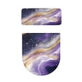 thumbnail image 2 of HELLHERO Purple-Gold Marble Texture Comfortable and Practical for Indoor Home Soft Toilet Seat Covers Adjustable Fits All Toilet Shapes Dust-Proof, 2 of 8
