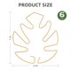thumbnail image 2 of Soporte vegetal Anillo de vástago Monstera para el próspero Gold Gold 6pcs, 2 of 3