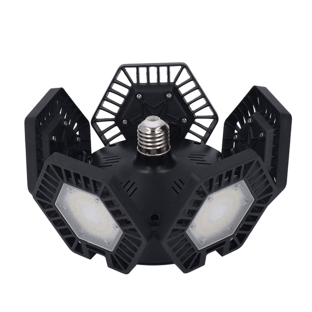 Garage Light, White Lighting 90° Adjustment Deformable Light For Warehouse