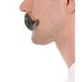 thumbnail image 5 of HPO | Adult Men's Gray Color Fake Mustache | Imperial Human Hair Cosplay Accessory, 5 of 5