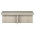 thumbnail image 6 of Evelyn&Zoe Contemporary High-Quality Rectangular Medium Density Fiberboard Coffee Table, Alder White, 6 of 7