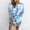 Blue, variant on Below $10 POROPL Womens Sweatshirt Plus Size Long Sleeve Crew Neck Sweatshirt Tie-Dye Gradient Printed Tie Pullover Tops Blue Size S-5XL