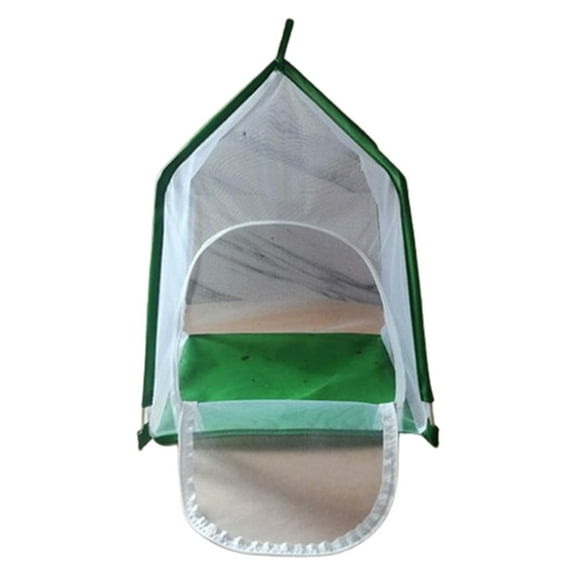 HJQEQVD Monarch Butterfly Habitat, Insect Mesh Cage, Caterpillar Enclosure Insect and Butterfly Habitat Cage Terrarium Pop-up 16 Inches Tall wiht Zipper Protection