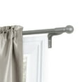 thumbnail image 4 of Better Homes & Gardens Easy Install Cafe Window Curtain Rod, with Ball Finials, Brushed Nickel, 4 of 6