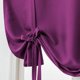 thumbnail image 5 of Zhuge Cortina opaca con lazo, aislante térmico, ajustable, para ventanas pequeñas, con bolsillo para barra (46" x 63", morado oscuro), 5 of 5