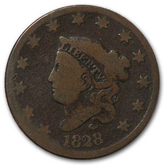 1828 Large Cent Lg Date Good
