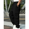 thumbnail image 7 of Alivor Men's Casual Cargo Pants Elastic Waist Lightweight Summer with Pockets M-3XL, 7 of 7