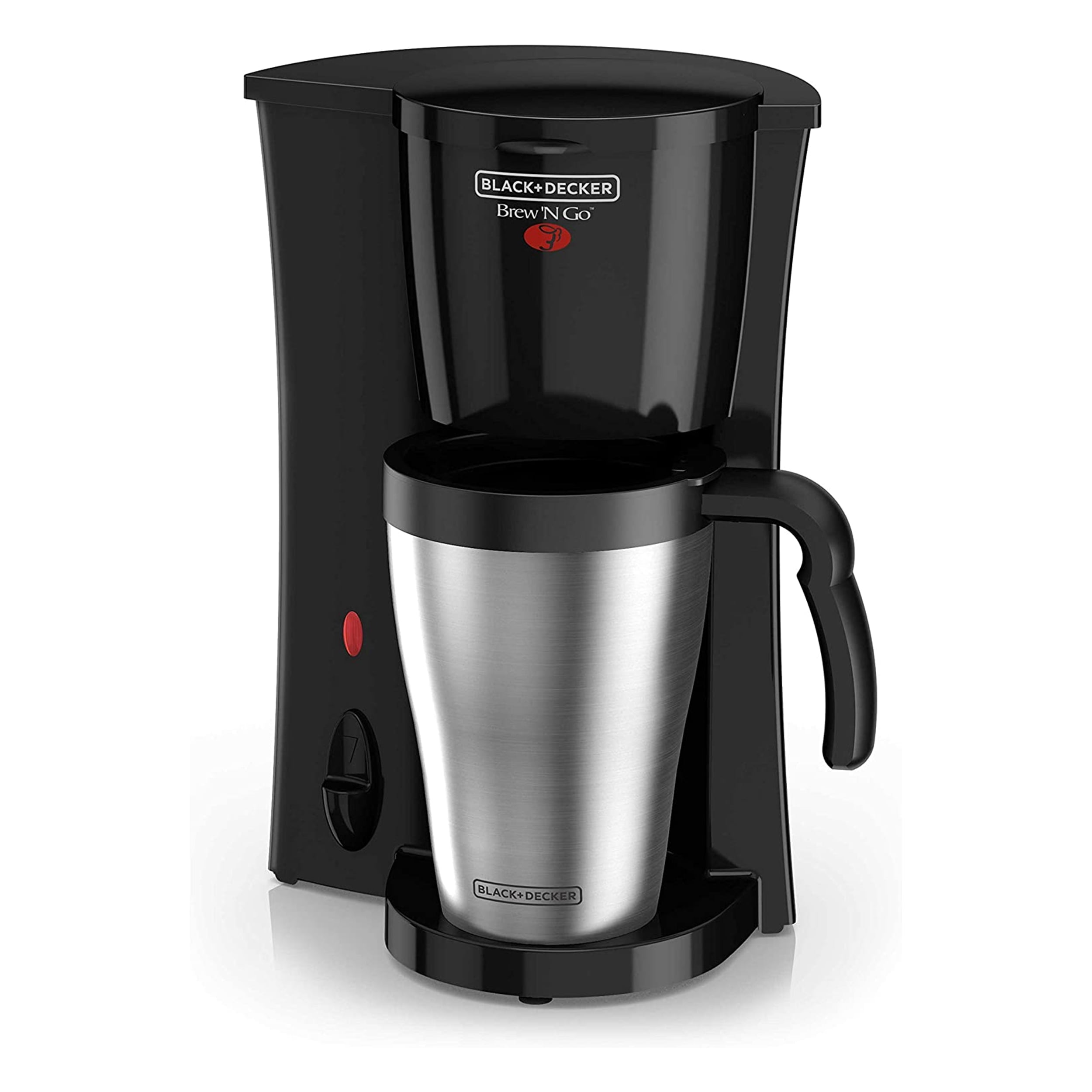Black & Decker Brew 'N Go Personal Coffeemaker with Stainless Steel Mug 